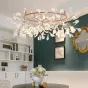 Светодиодная люстра на кольцевом каркасе LEAVES R