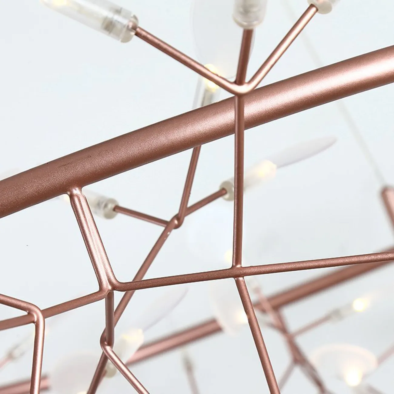 Светодиодная люстра на кольцевом каркасе LEAVES R