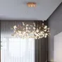 Светодиодная люстра на кольцевом каркасе LEAVES R