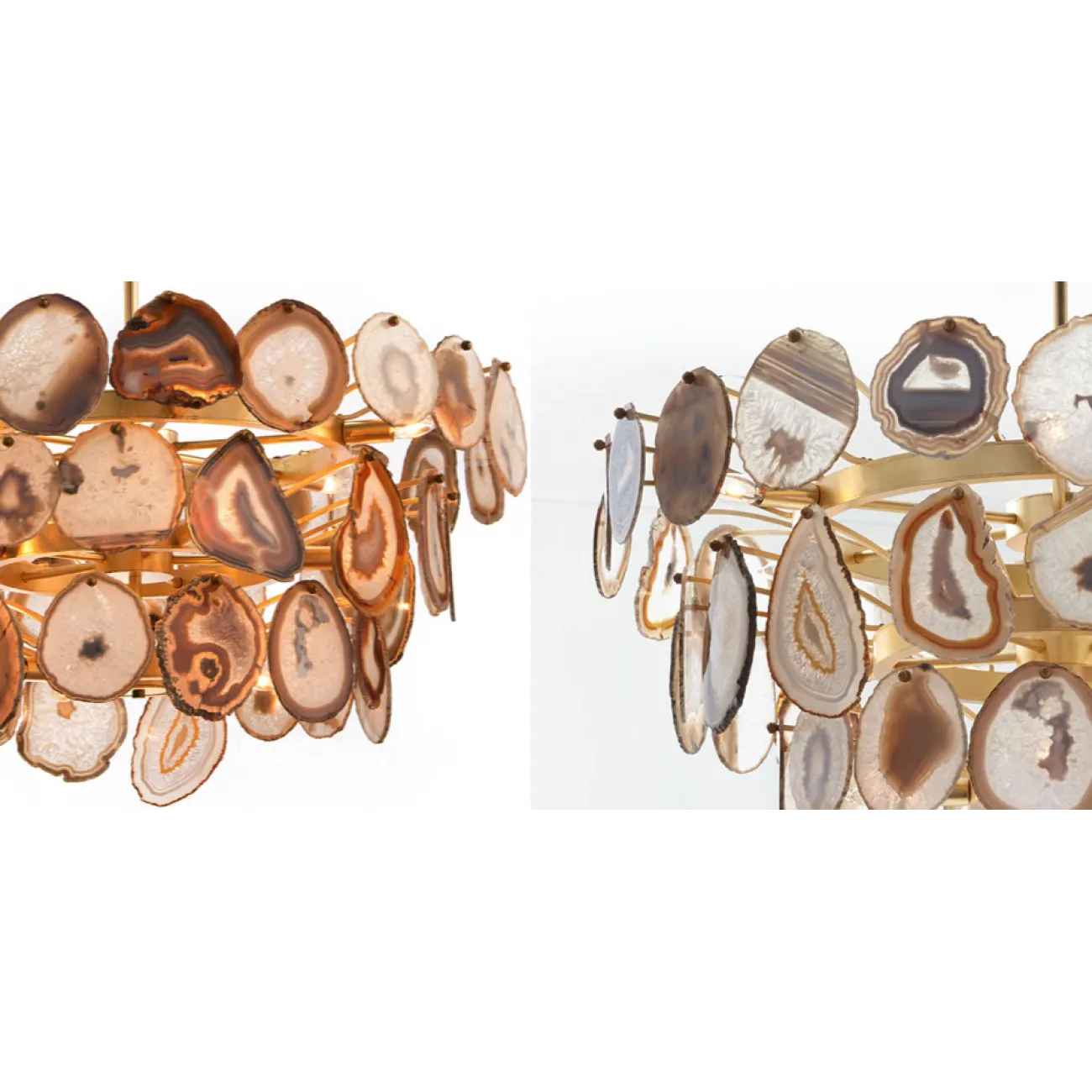 Люстра Agate Burst Chandelier 3 Round D70 от ImperiumLoft