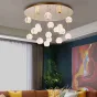 Подвесной светильник STORMS MORE L5 Gold Диск от ImperiumLoft