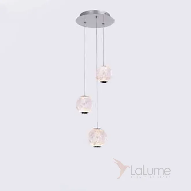 Подвесной светильник STORMS MORE L3 Chrome Диск от ImperiumLoft