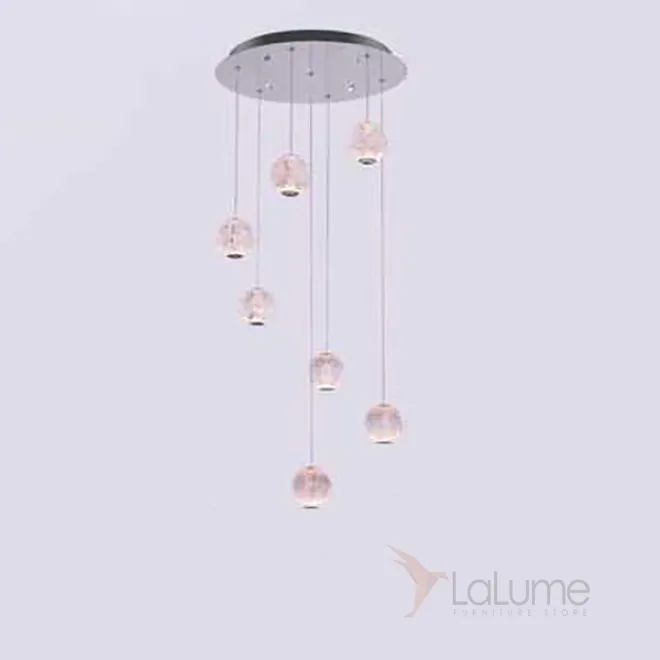 Подвесной светильник STORMS MORE L7 Chrome Диск от ImperiumLoft