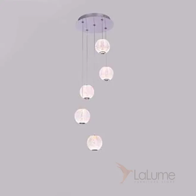 Подвесной светильник STORMS MORE L5 Chrome Диск от ImperiumLoft