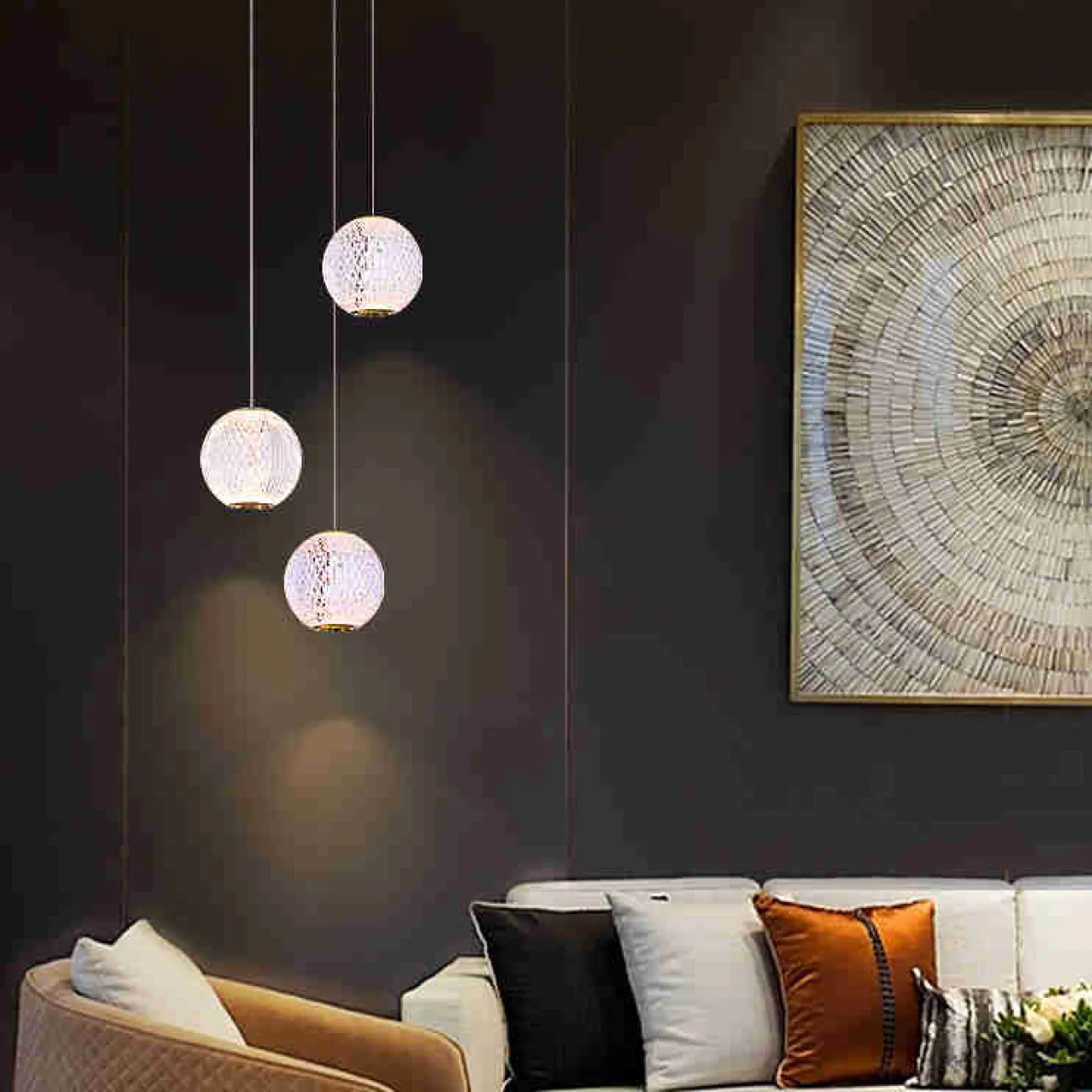 Подвесной светильник STORMS MORE L5 Chrome Планка от ImperiumLoft