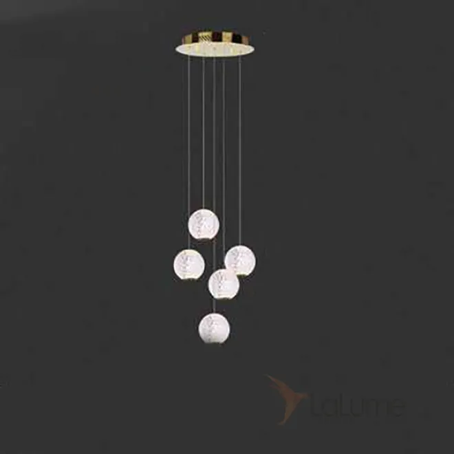 Подвесной светильник STORMS MORE L5 Gold Диск от ImperiumLoft