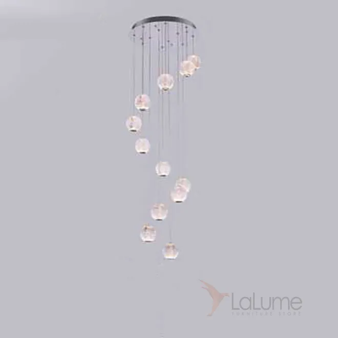 Подвесной светильник STORMS MORE L12 Chrome Диск от ImperiumLoft