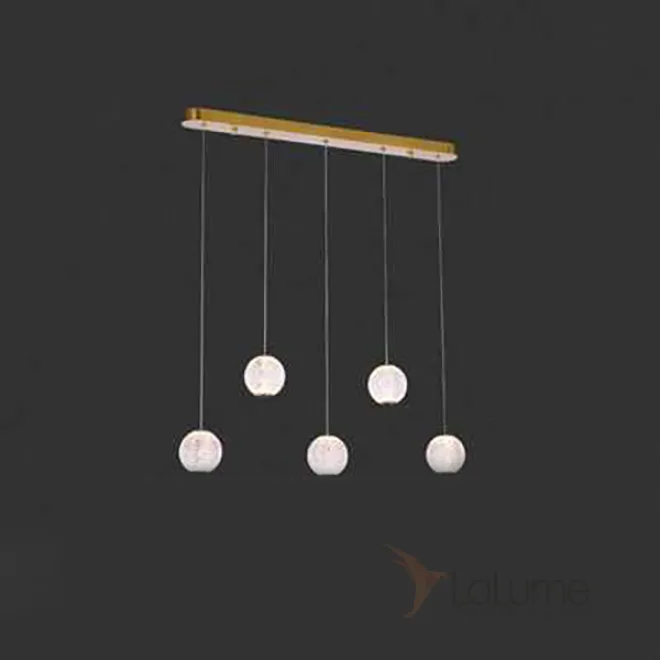 Подвесной светильник STORMS MORE L5 Gold Планка от ImperiumLoft