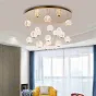 Подвесной светильник STORMS MORE L5 Gold Диск от ImperiumLoft