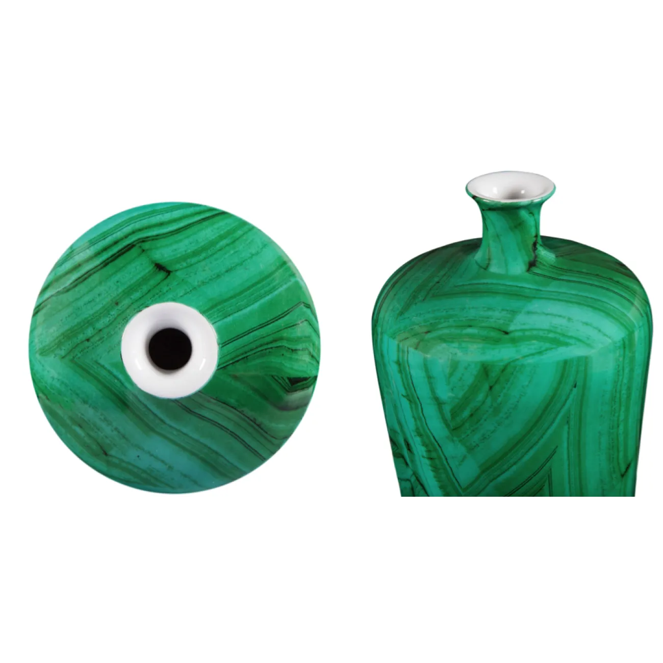 Ваза Malachite Vase flask от LaLume Ваза Malachite Vase flask от LaLume