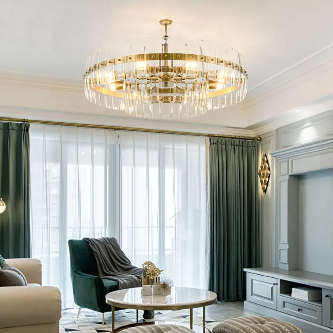 Подвесная люстра MILLENIUM D60 Black от ImperiumLoft