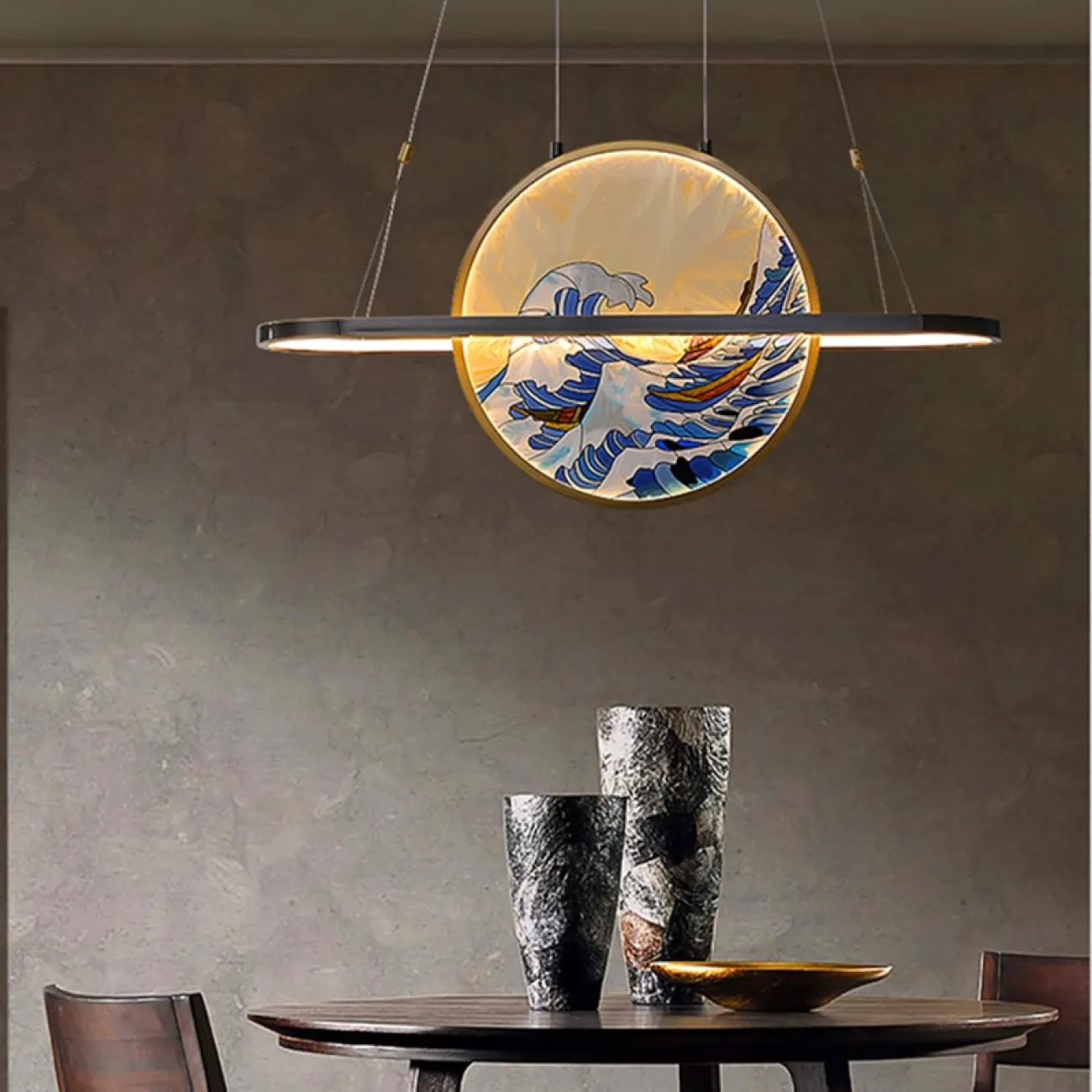 Подвесной светильник AKIRA WAVE от ImperiumLoft