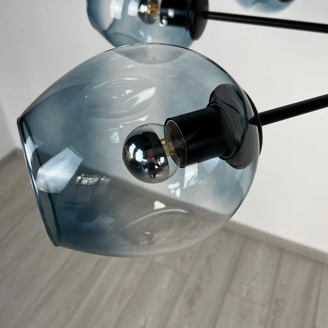 Люстра на штанге MARINE B 8 Black/Blue от ImperiumLoft