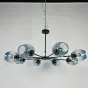 Люстра на штанге MARINE B 8 Black/Blue от ImperiumLoft