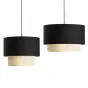 Подвесной светильник Ottar Wicker Black lampshade