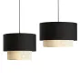 Подвесной светильник Ottar Wicker Black lampshade