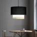 Подвесной светильник Ottar Wicker Black lampshade