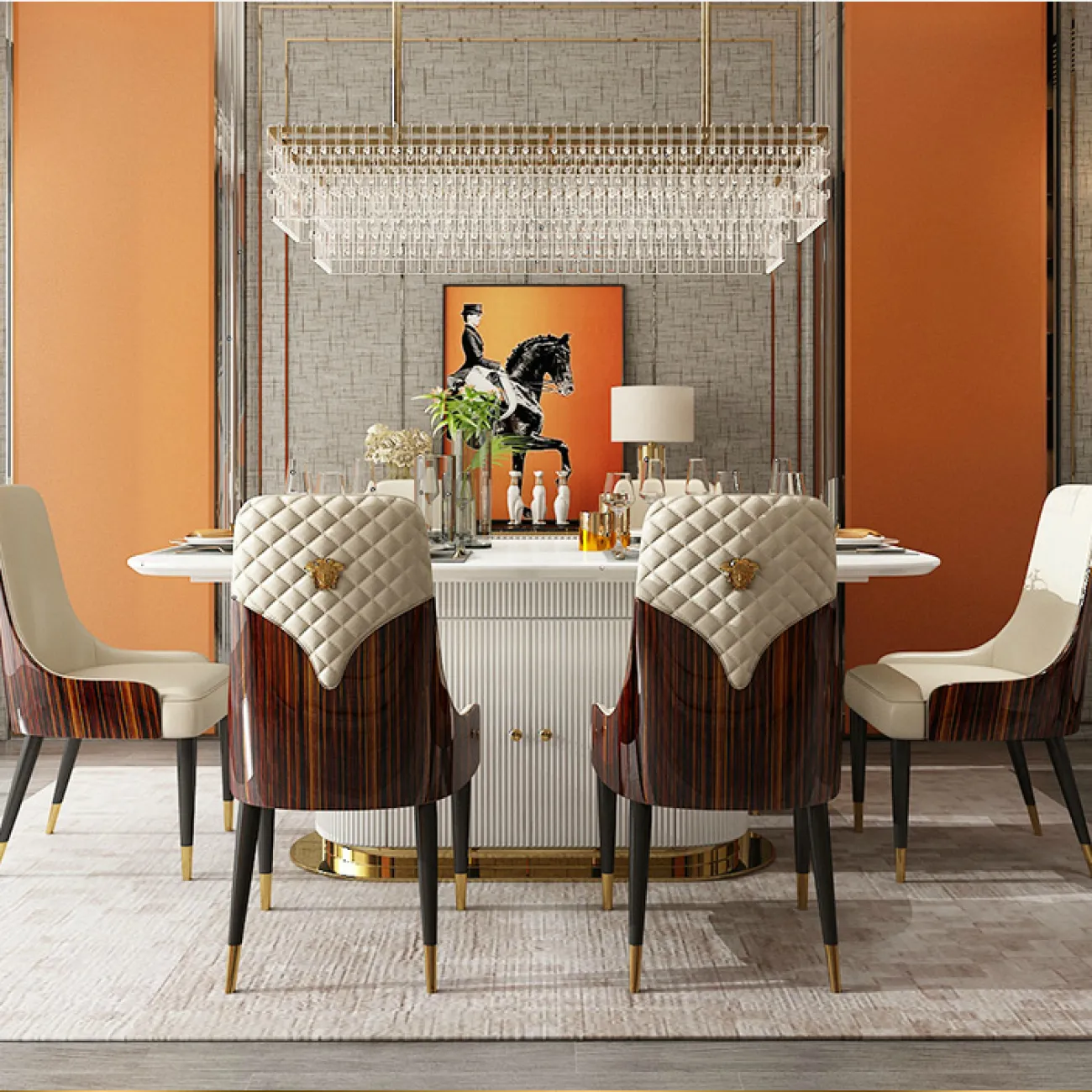 Дизайнерский обеденный стол LaLume-AZ00308