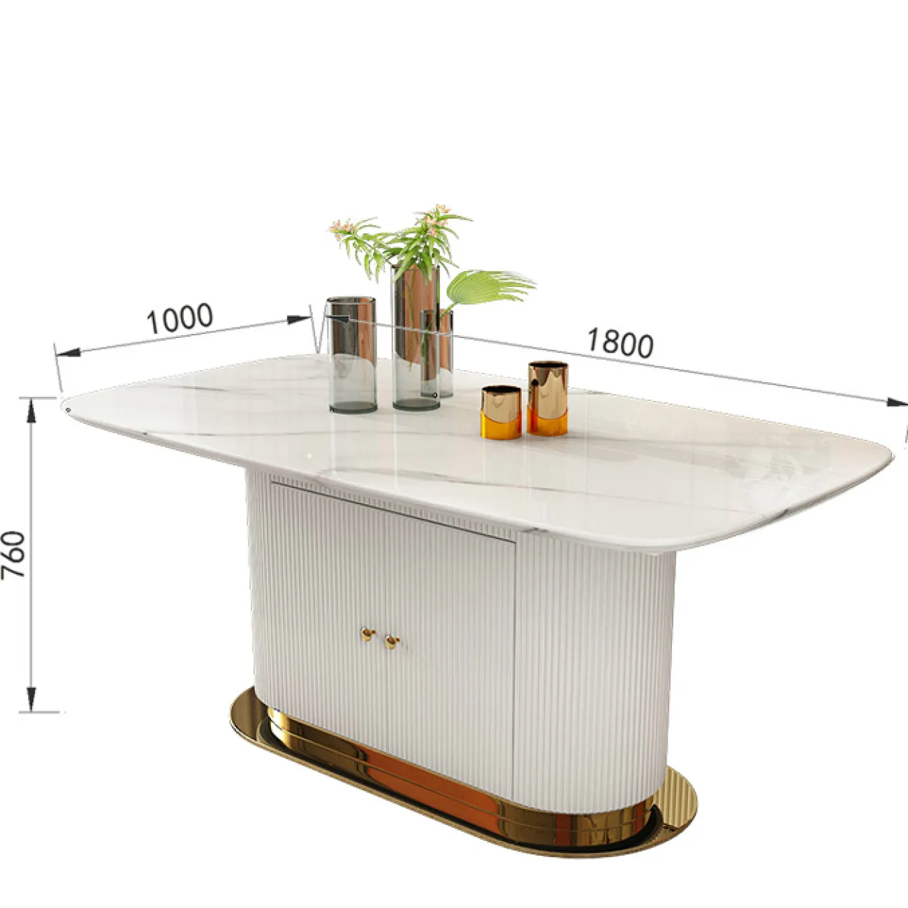 Дизайнерский обеденный стол LaLume-AZ00308