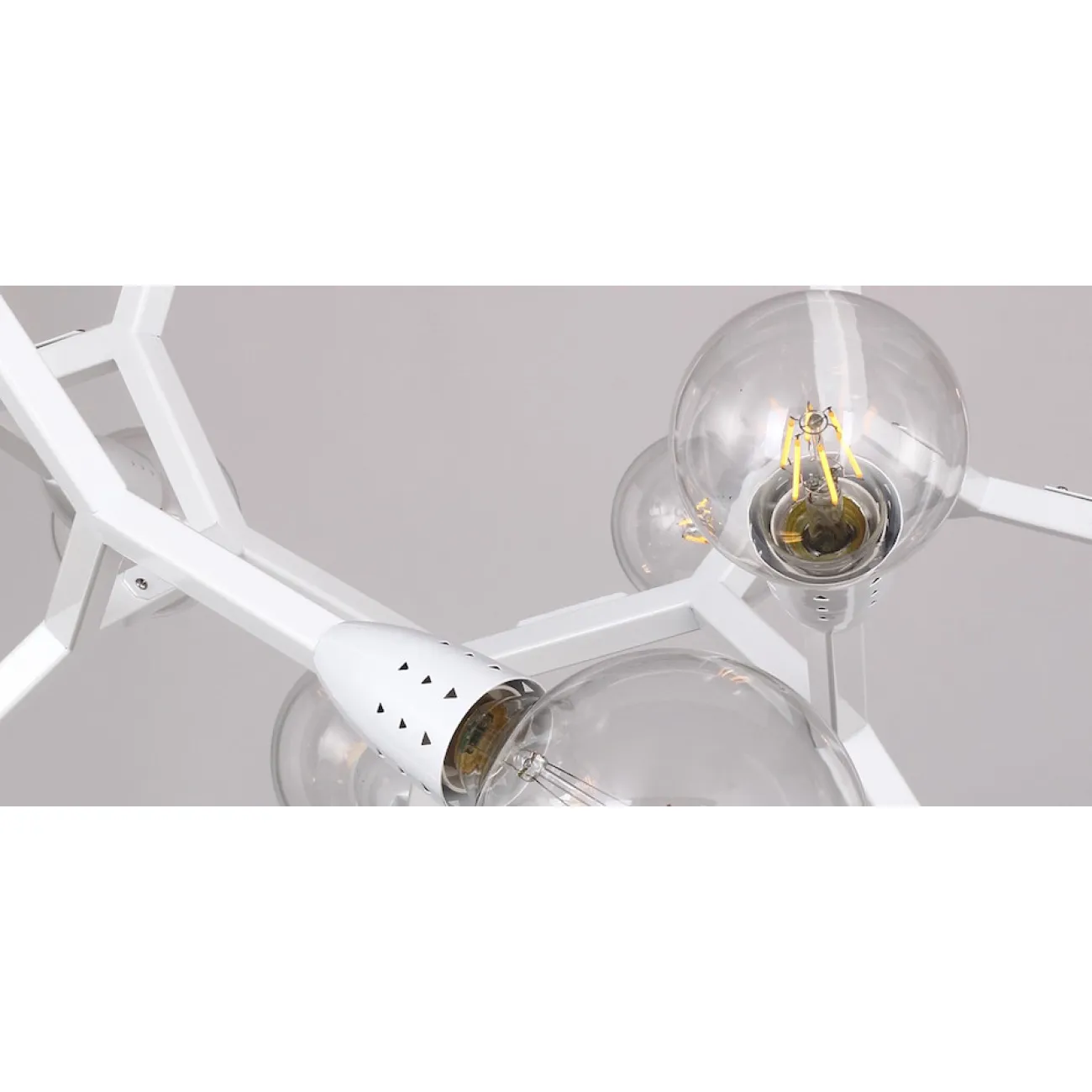 Люстра Polygon Chandelier 6 White от LaLume