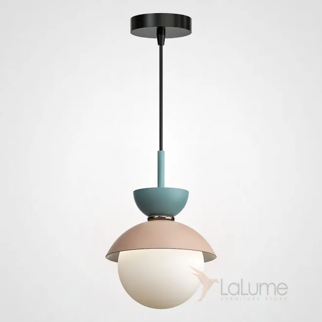 Подвесной светильник POMPON Голубой - Розовый от ImperiumLoft