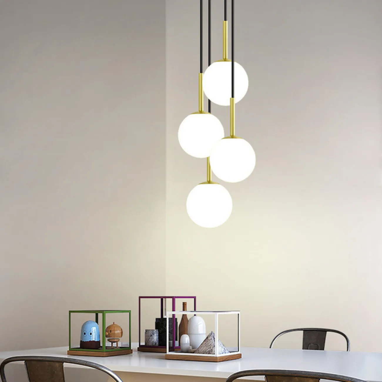 Подвесной светильник GLENN Clear/white от ImperiumLoft