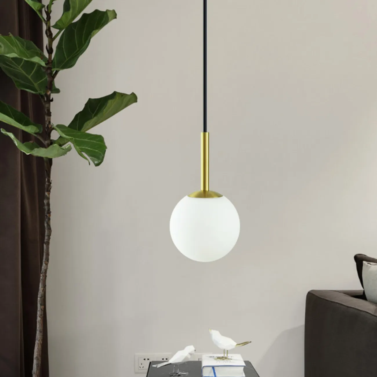 Подвесной светильник GLENN Clear/white от ImperiumLoft