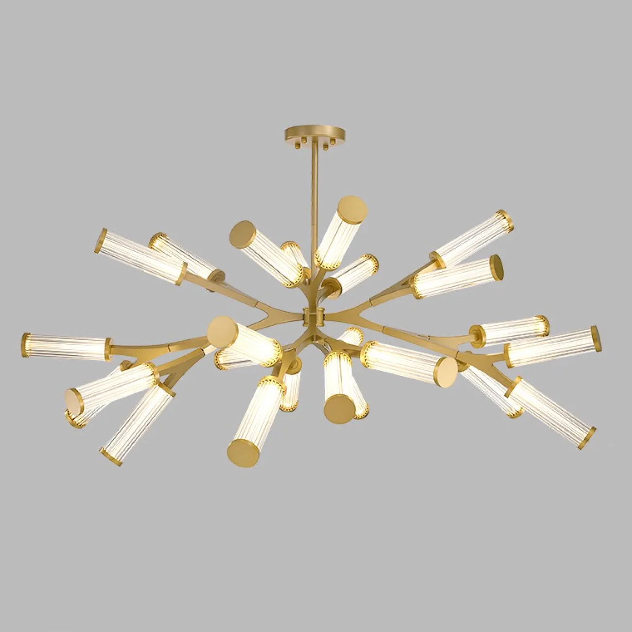 Люстра в стиле модерн с древовидным расположением поворотных плафонов RAMOSE