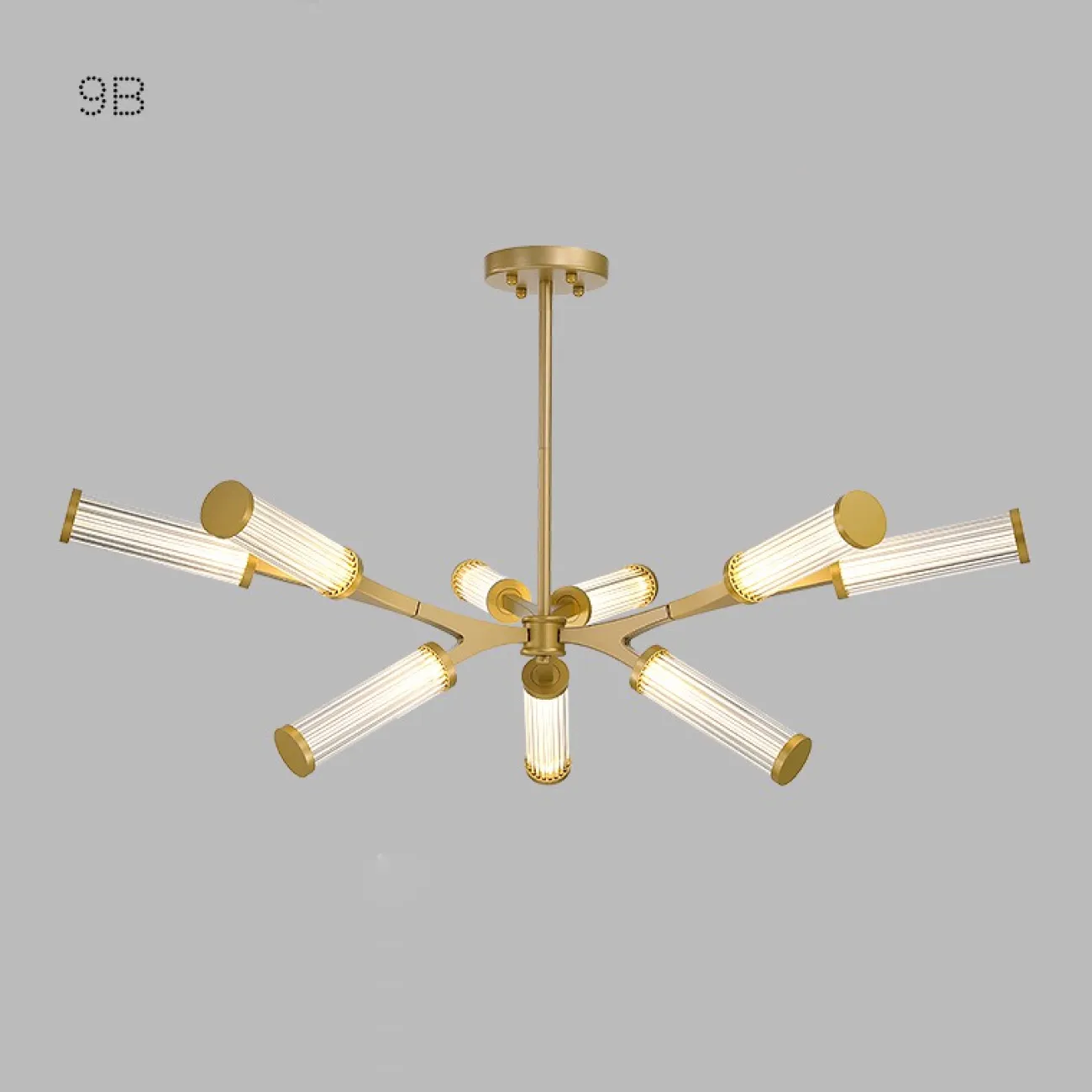 Люстра в стиле модерн с древовидным расположением поворотных плафонов RAMOSE