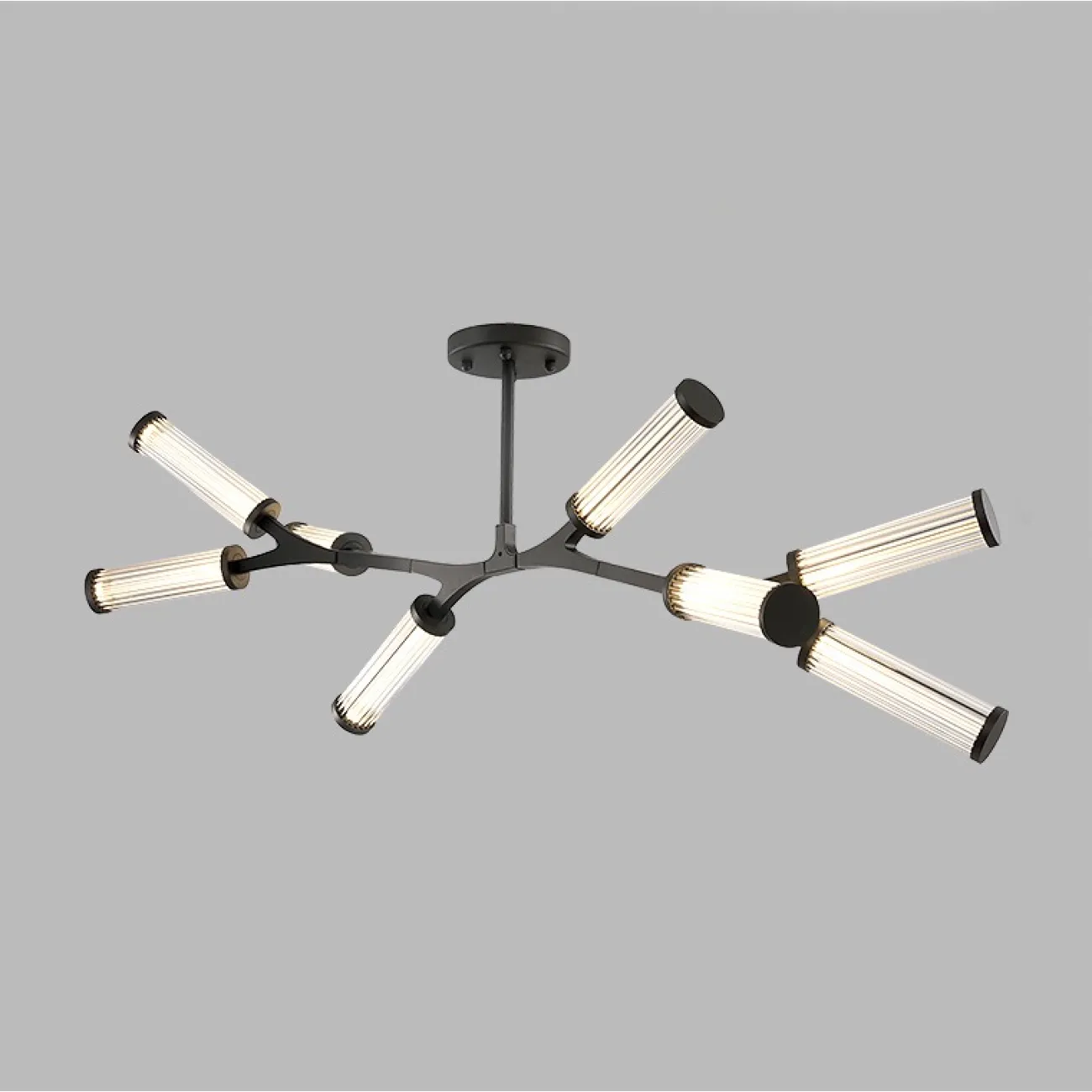 Люстра в стиле модерн с древовидным расположением поворотных плафонов RAMOSE