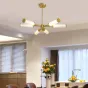 Люстра в стиле модерн с древовидным расположением поворотных плафонов RAMOSE