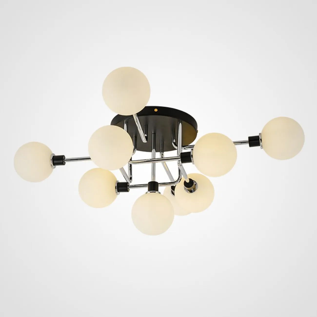 Подвесная люстра NEXO 5 Белый, Серебро от ImperiumLoft