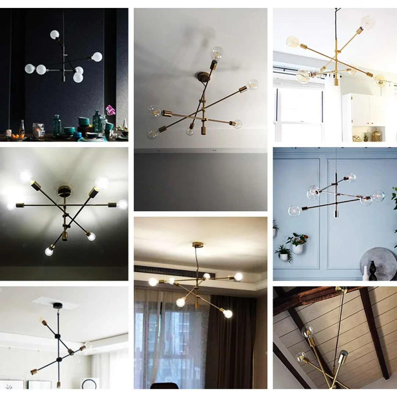 Подвесная люстра ARM1 Белый от ImperiumLoft