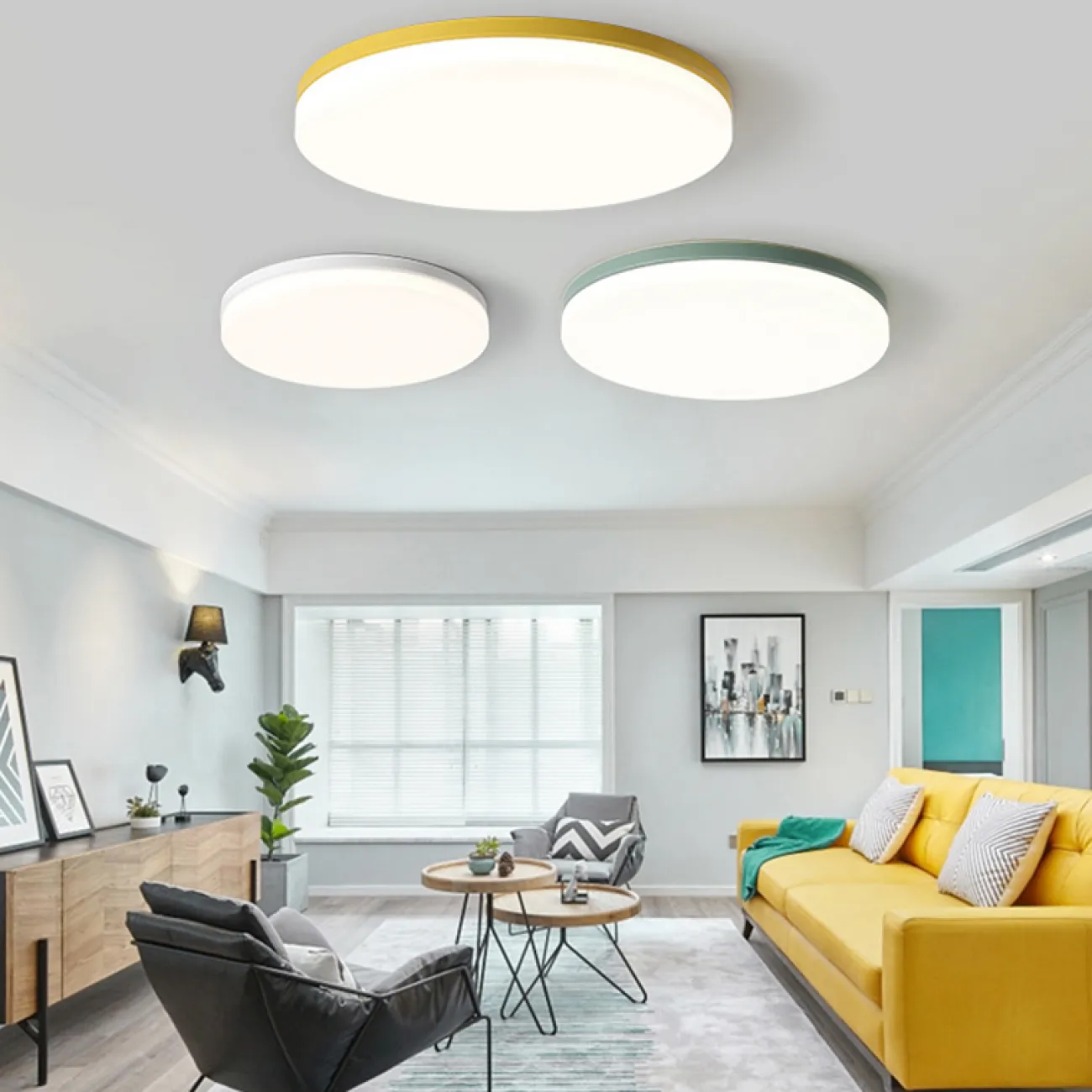 Потолочный светильник DISC HALF D26 Green от ImperiumLoft