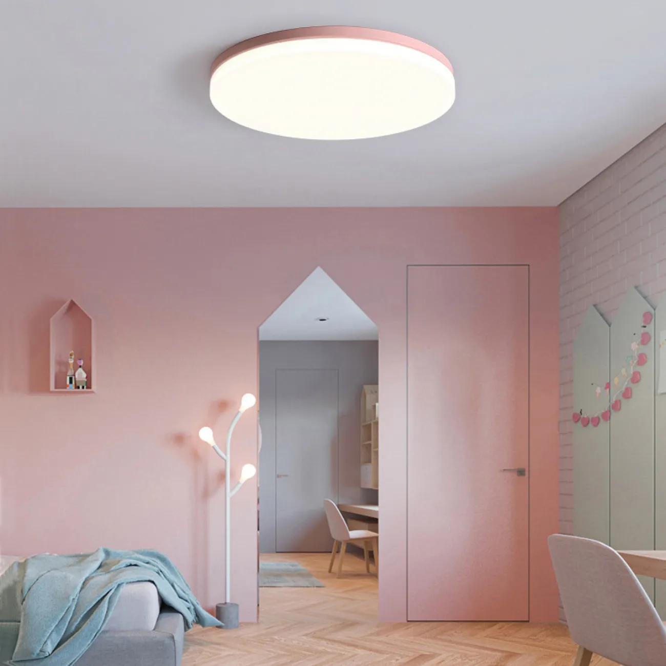 Потолочный светильник DISC HALF D26 Green от ImperiumLoft