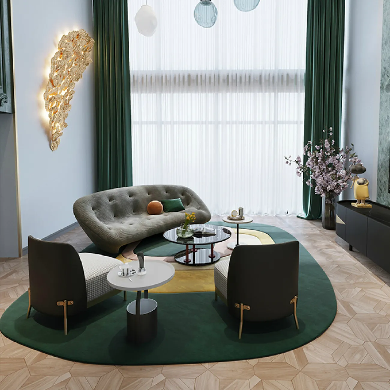 Дизайнерский диван LaLume-DV00143