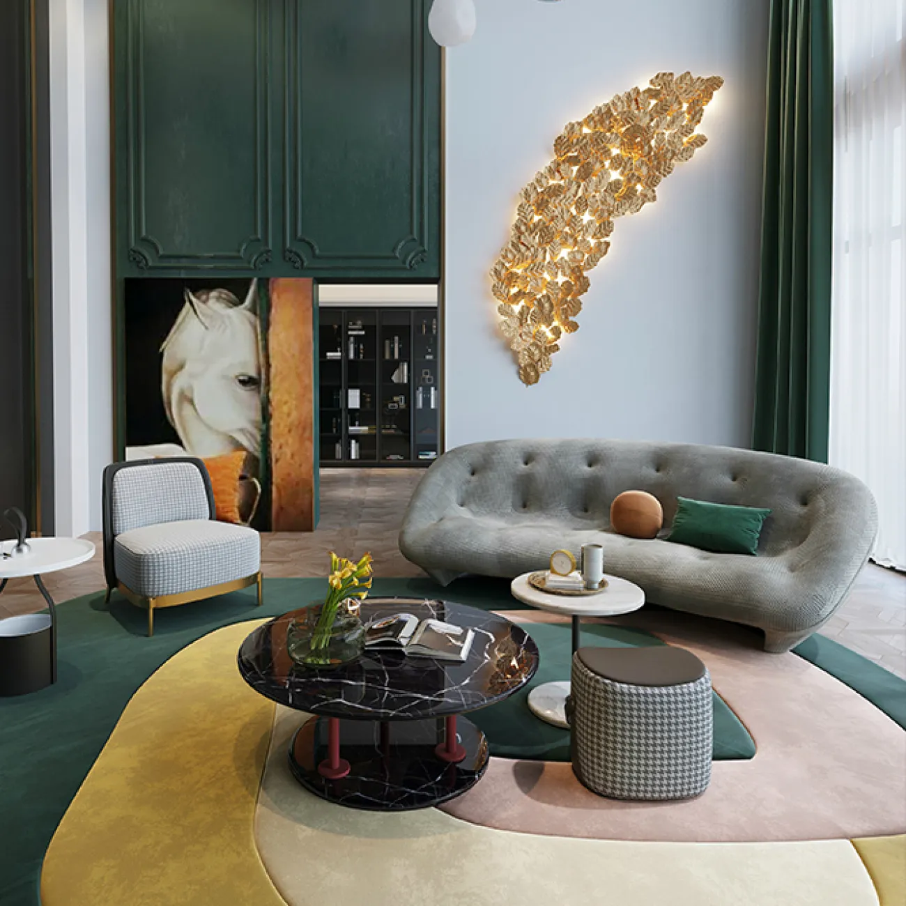 Дизайнерский диван LaLume-DV00143