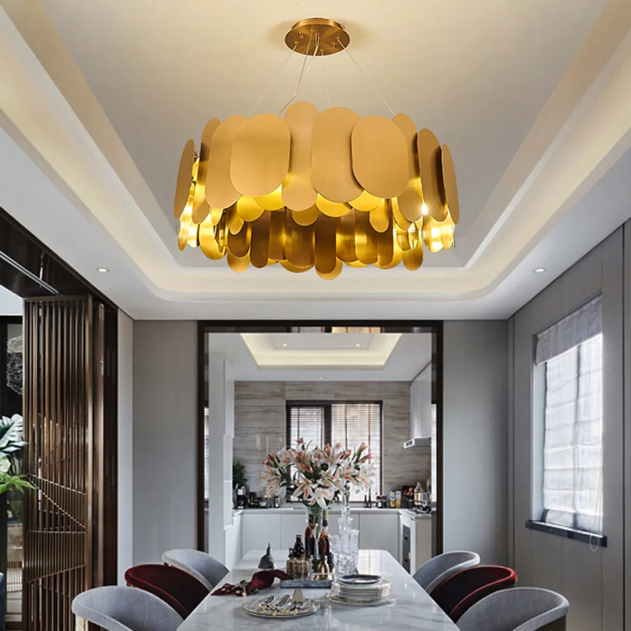 Подвесная люстра Panel Pendant Lamp Steve Jones D60 от ImperiumLoft