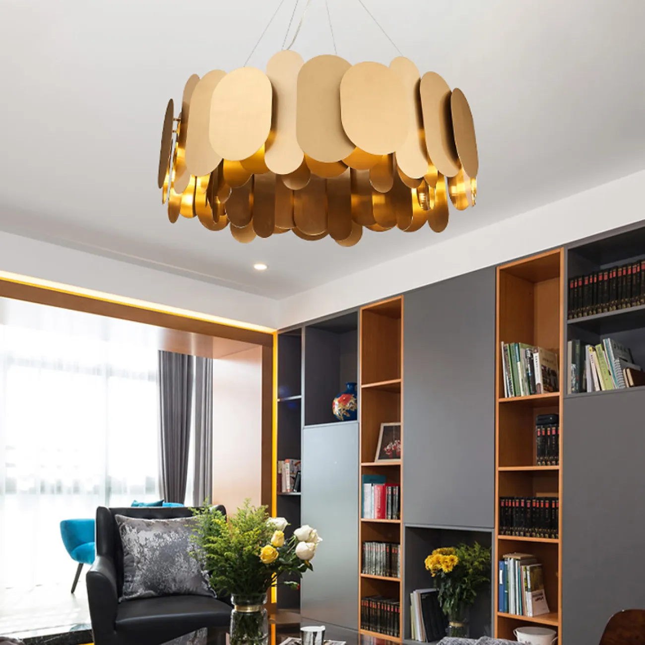 Подвесная люстра Panel Pendant Lamp Steve Jones D60 от ImperiumLoft