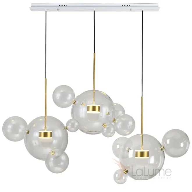 Люстра Giopato & Coombes Bolle Linear Chandelier 14 BUBBLE
