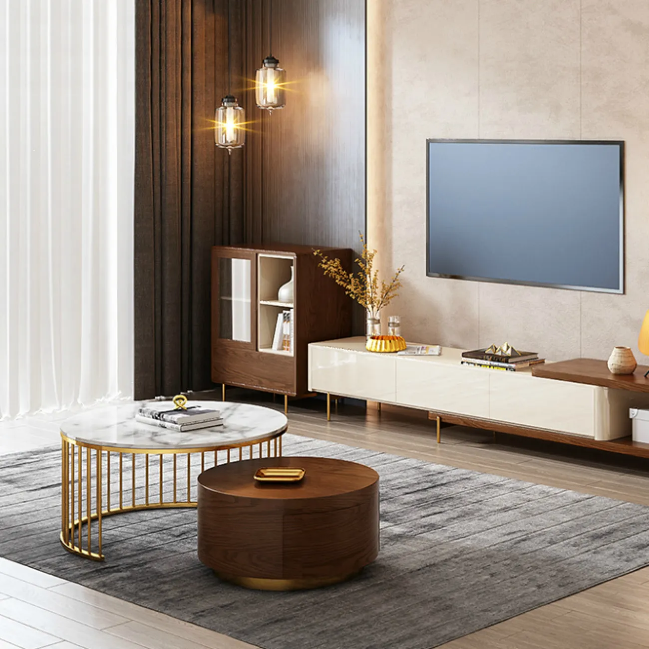 Журнальный дизайнерский столик 2462-AP00303