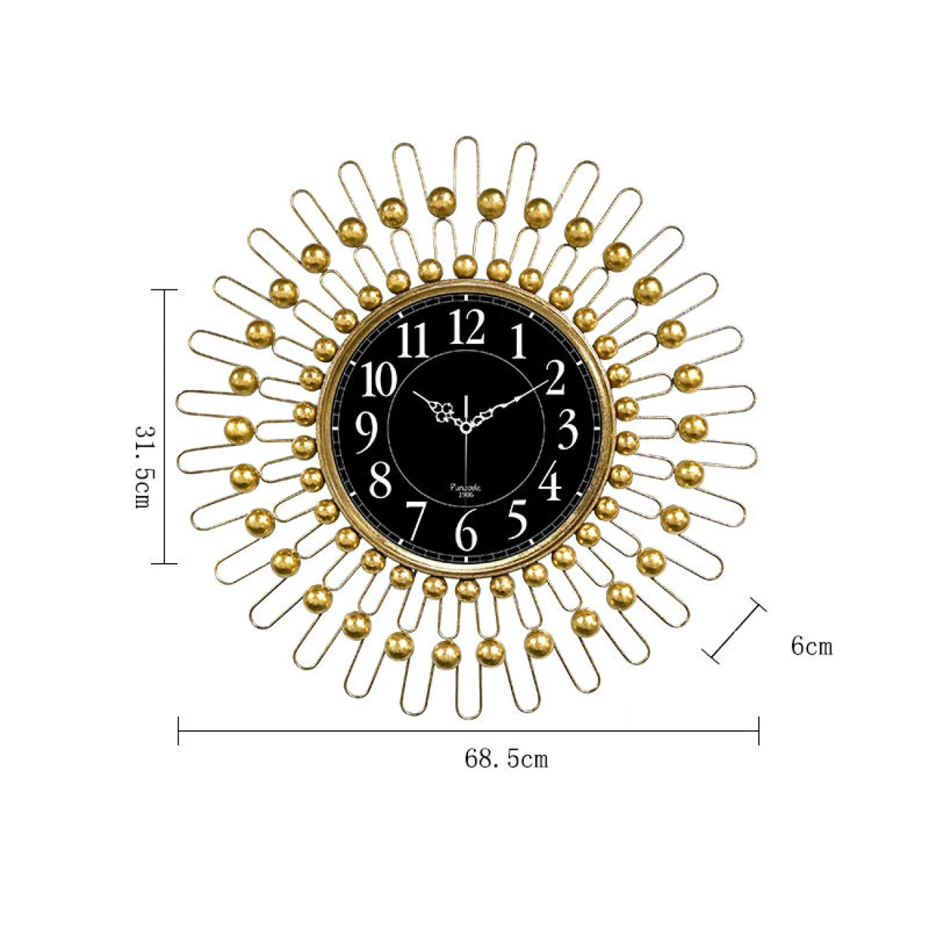 Дизайнерский настенный декор часы LaLume-KKK00383