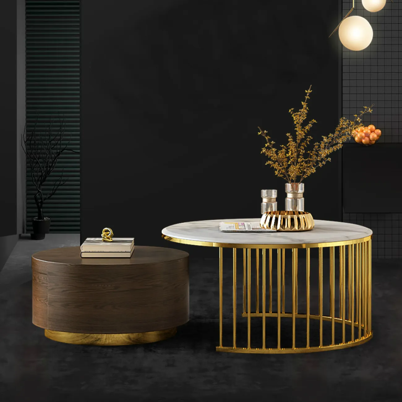 Журнальный дизайнерский столик 2462-AP00303