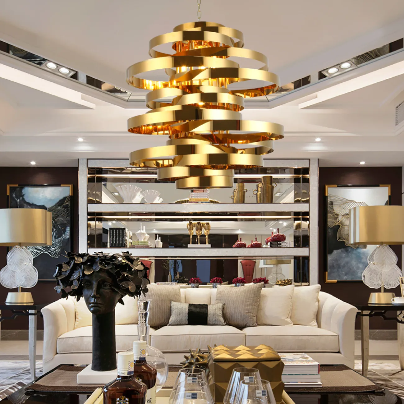 Люстра Golden Tornado Chandelier от ImperiumLoft Люстра Golden Tornado Chandelier от ImperiumLoft