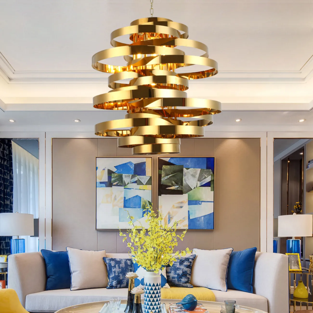 Люстра Golden Tornado Chandelier от ImperiumLoft Люстра Golden Tornado Chandelier от ImperiumLoft