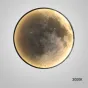 Круглый настенный светильник с изображением Луны COSMOS MOONLIGHT D24 3000К