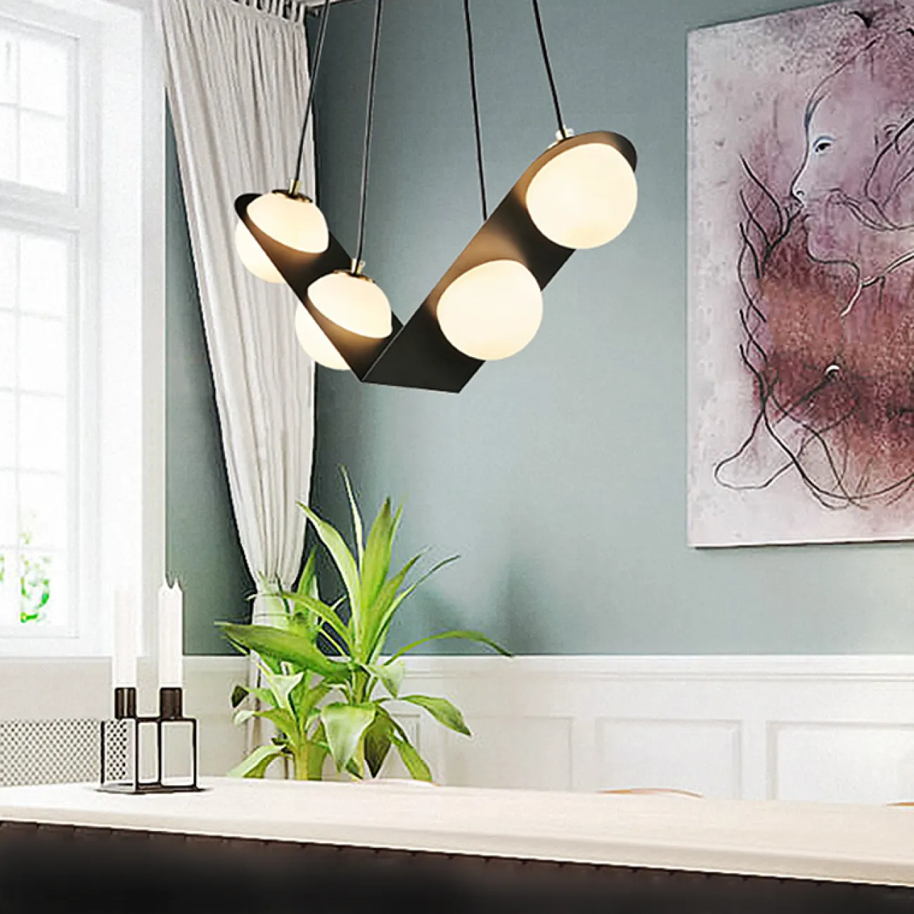 Дизайнерский светильник Laurent 02 by LF от ImperiumLoft