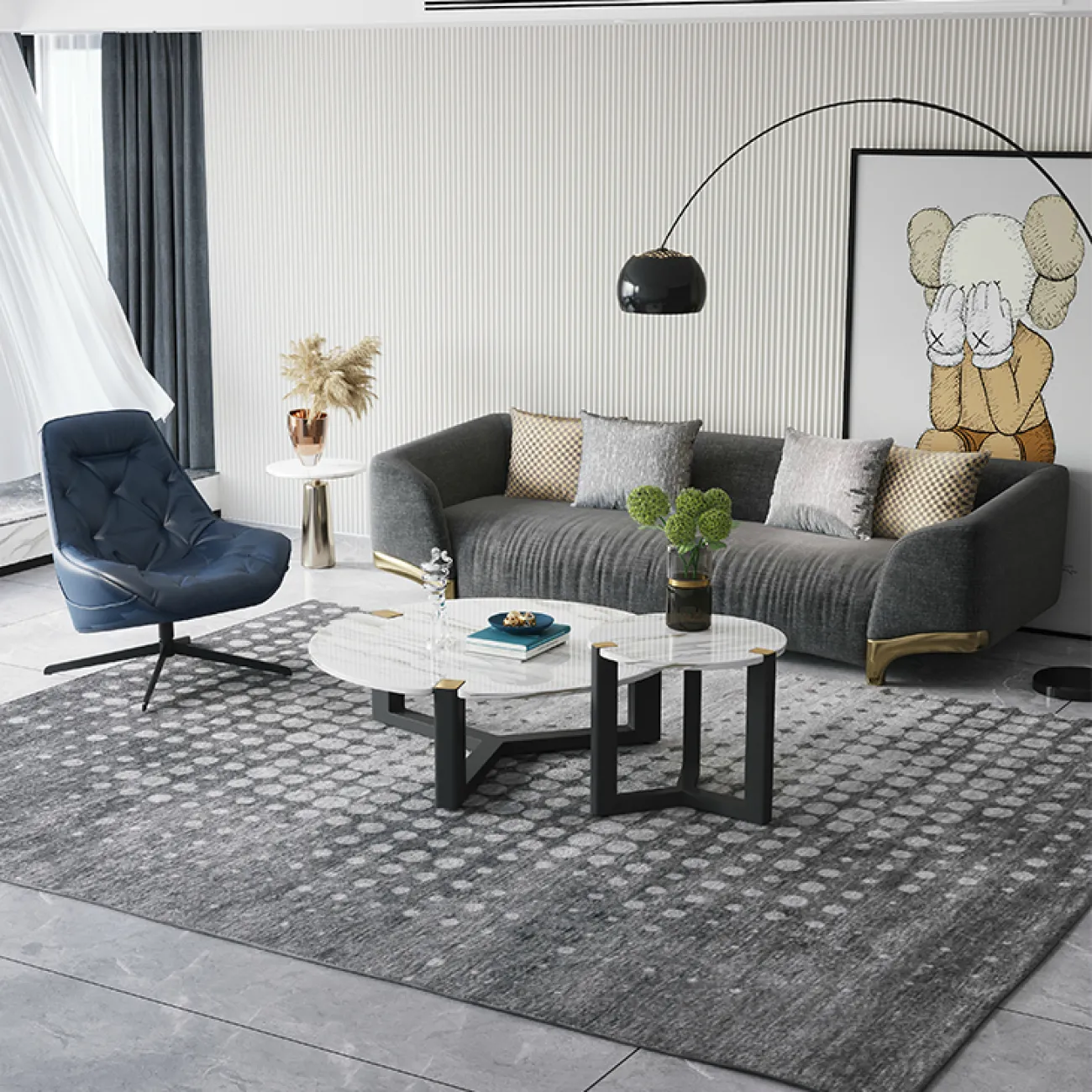 Дизайнерский диван LaLume-DV00141