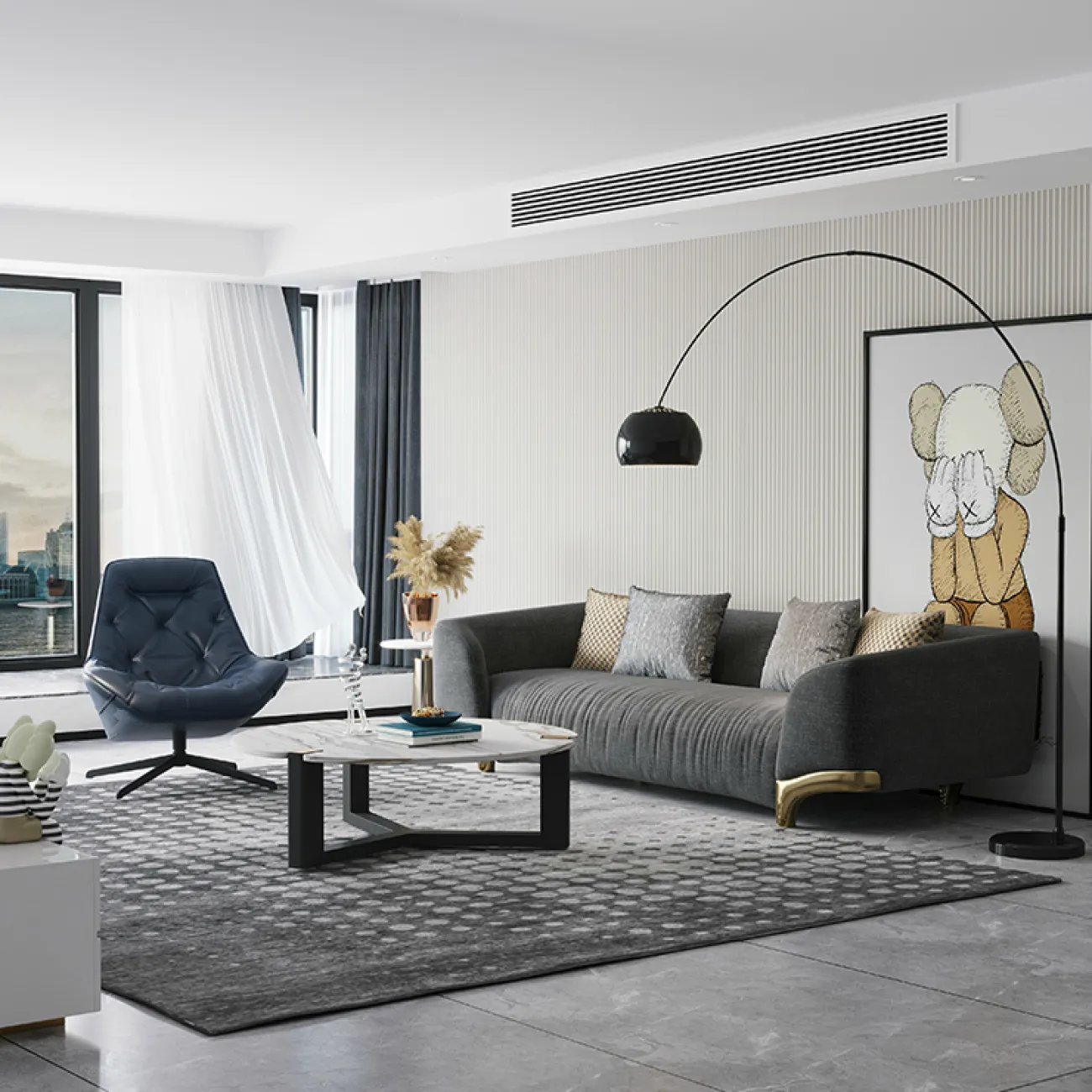 Дизайнерский диван LaLume-DV00141