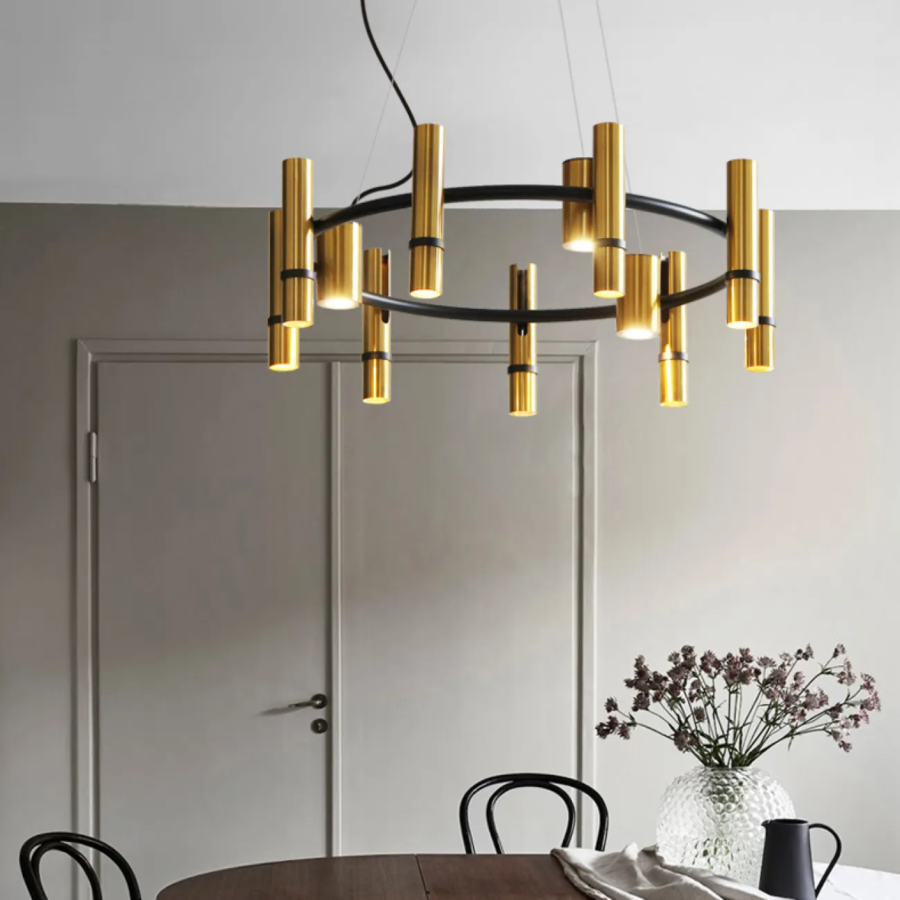 Подвесная кольцевая люстра REACT R D60 от ImperiumLoft